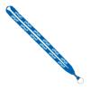 IMPORT Rush 5/8" Polyester Lanyard with Silver Crimp & Split-Ring - Group