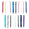 IMPORT Rush 5/8" Polyester 2-Ended Lanyard with Dual Silver Crimps & Split-Rings - Group