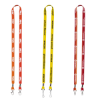 IMPORT Rush 1/2" Dye-Sublimated 2-Ended Lanyard with Dual Silver Crimps & Split-Rings - Group