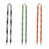 IMPORT Rush 1/2" Dye-Sublimated 2-Ended Lanyard with Dual Sewn Silver Metal Split-Ring - Group