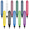1" Cotton Lanyard with Plastic Clamshell & O-Ring - Group