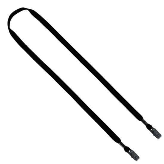 1/2" Cotton Double Bulldog Clip Lanyard - Group