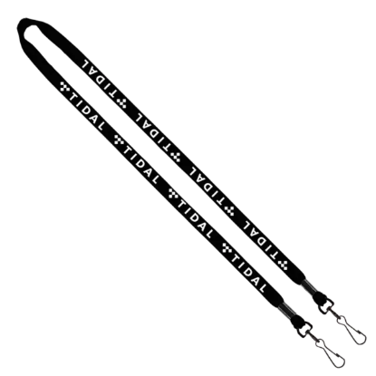 1/2" Cotton Double Swivel Hook Lanyard - Group