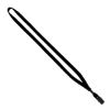 1/2" Cotton Lanyard with Metal Crimp & Bulldog Clip - Group