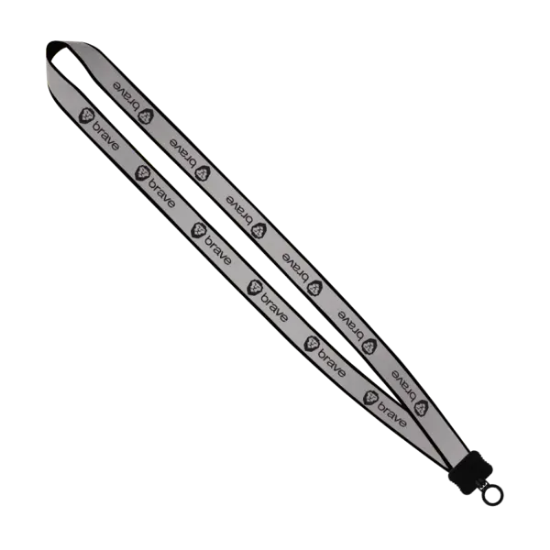3/4" Reflective Lanyard with Plastic Clamshell & O-Ring - Group