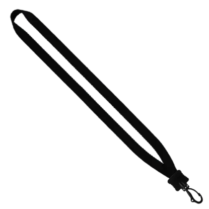 1/2" Smooth Nylon Lanyard with Plastic Clamshell & Swivel Snap Hook - Group