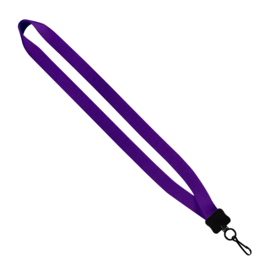 3/4" Smooth Nylon Lanyard with Plastic Clamshell, O-Ring & Metal Swivel Sna - Group