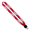3/4" Polyester Lanyard with Plastic Clamshell and O-Ring - Group