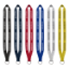 3/4" Polyester Lanyard with Sewn Silver Metal Split-Ring - Group