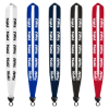 Evolution34 - 3/4" Polyester Welded Lanyard with Trapezoid and Plastic O-Ring - Group