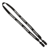 5/8" Double-Ended Polyester Shoelace Lanyard with Metal Crimp and Metal Bulldog Clip - Group