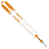3/4" Dye-Sublimated Lanyard with Metal Crimp and Metal Swivel Snap Hook - Group
