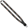 3/4" Dye-Sublimated Stretchy Elastic Lanyard with Plastic Clamshell and Plastic O-Ring - Group