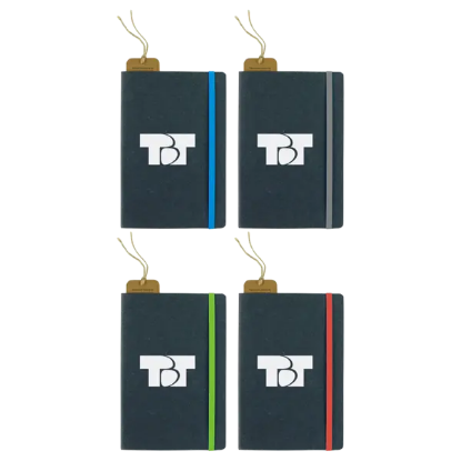 Recycled Bonded Leather Softcover Notebook - Group