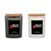 Niva Frosted 6oz Candle With Cork Lid - Group