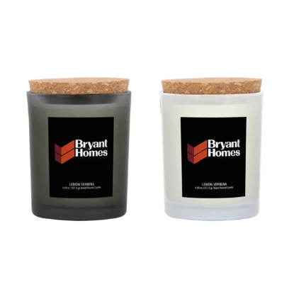 Niva Frosted 6oz Candle With Cork Lid - Group
