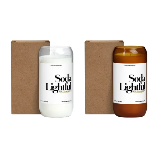 Flicker 16 oz Soda Shape Candle - Group