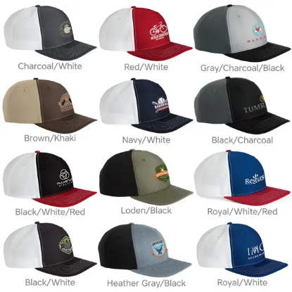 Richardson 312 Twill Back Trucker Cap - Group