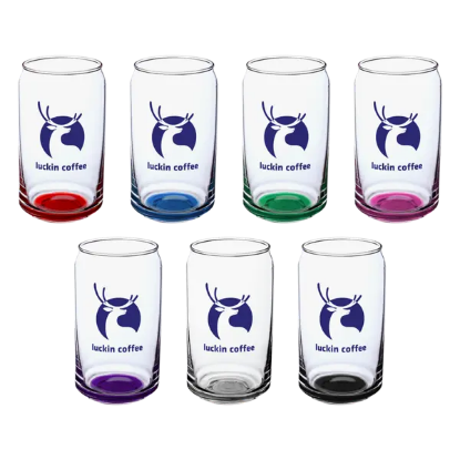 Crafty 16 oz ARC Can Shaped Beer Glasses - Group