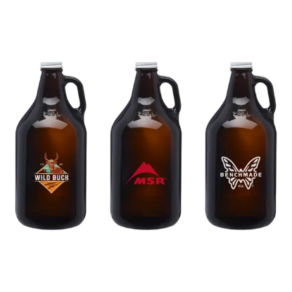 Homebrew 64 oz. Amber Glass Growler - Group