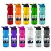Tandem 28oz Recycled Transparent Bike Bottle w/Drink-thru Lid - Group