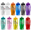 Rotation 27oz Transparent Contour Bottle w/Push-Pull Lid - Group