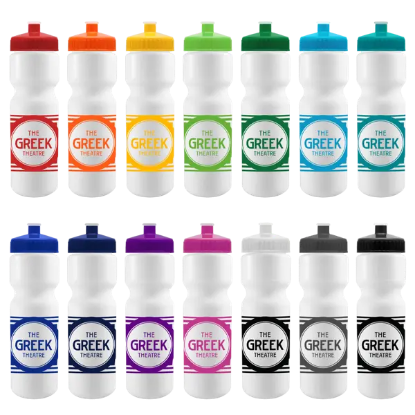 Cyclo-Cross 28oz Bike Bottle - White w/Push-Pull Lid - Group