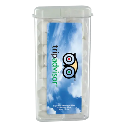 Sugar Free Mints in a Rectangular Flip-Top Dual Dispenser - Group