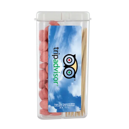 Rectangular Flip-Top Mints and Toothpicks - Group