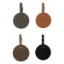 Culver Round Leather Luggage Tag - Group