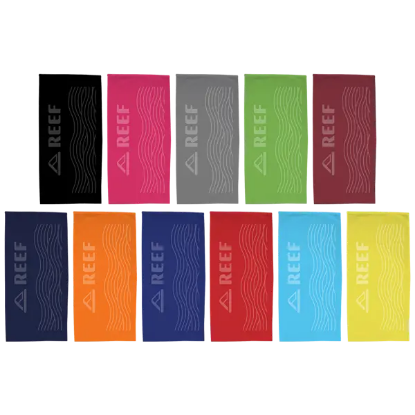 Basic Weight Colored Beach Towel Tone on Tone - Group