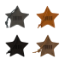 Stella Leather Star Ornament - Group