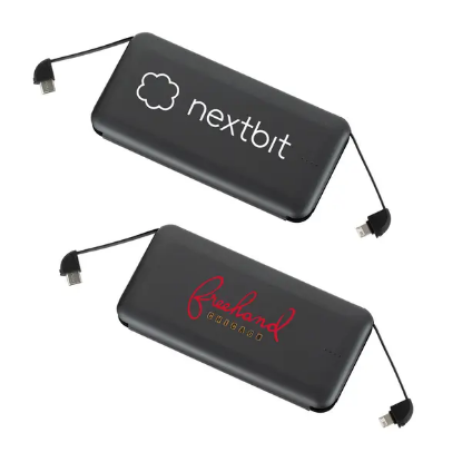 Volt UL Listed 10000 mAh Built-in Cable Powerbank - Group