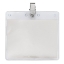 4" x 3" Blank Horizontal Vinyl Pouch with Bulldog Clip - Default