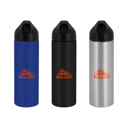 EasyFlow Recycled Aluminum Bottle w Straw Lid - Group