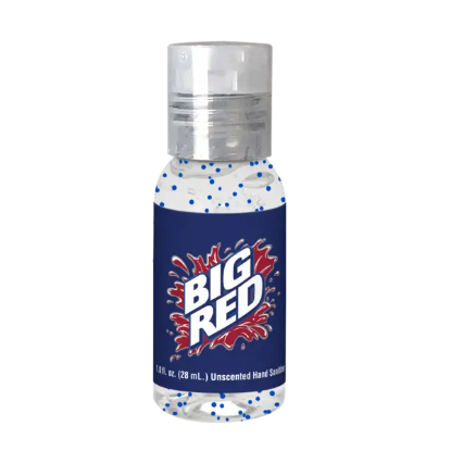 1 oz Single Color Moisture Bead Sanitizer in Clear Round Bottle - Group