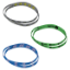 1" Dye-Sublimated Stretchy Elastic Headband with two 1/2" Bands