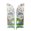 IMPORT 10' Single-Sided Feather Flag with Ground Spike