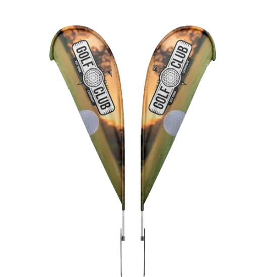 IMPORT 10' Double-Sided Teardrop Flag with Ground Spike