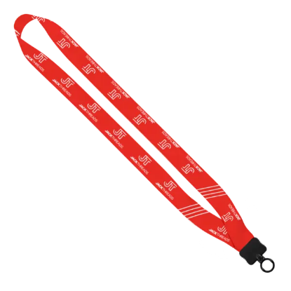 1" Dye Sublimated Waffle Weave Lanyard