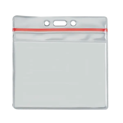 4" x 3" Blank Horizontal Vinyl Pouch with Zipper