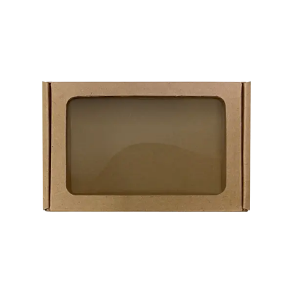 6" x 4" Cardboard Box with Window Lid