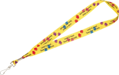 Full Color 1'' Lanyard w/ Hook - Sublimation