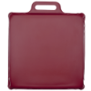 Square Vinyl Stadium Seat Cushions - 1" Foam Maroon