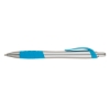 Wave - Silver Ballpoint Pen - Light Blue