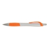 Wave - Silver Ballpoint Pen - Orange