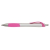 Wave - Silver Ballpoint Pen - Pink