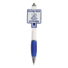 Puzzle Plunge-Action Ballpoint Pen - Blue