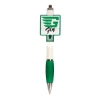 Puzzle Plunge-Action Ballpoint Pen - Green