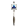 Puzzle Plunge-Action Ballpoint Pen - Grey